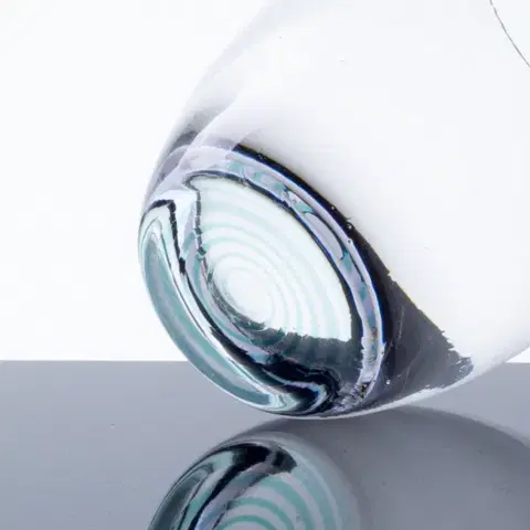 Sklenice tumbler 460 ml s tyrkysovým spirálovým dnem 6 ks — Optima Glas Lunasol - 322869