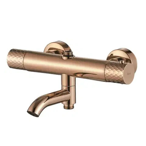 REA Sprchová sada s termostatem LUNGO Diamond Copper REA-P3300