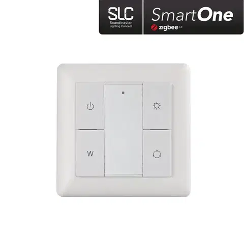 SLC SmartOne Zigbee RGB/RGBW nástěnný panel IP20 bílý