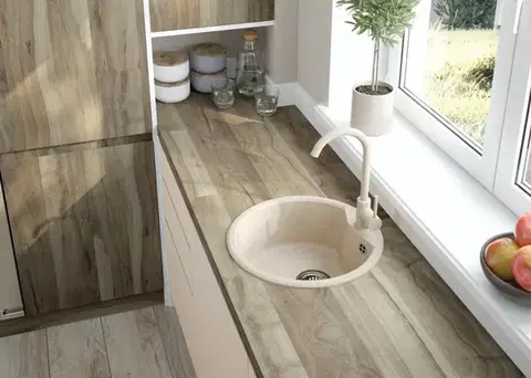 DEANTE Nemezja beige Dřezová baterie BEN_562M