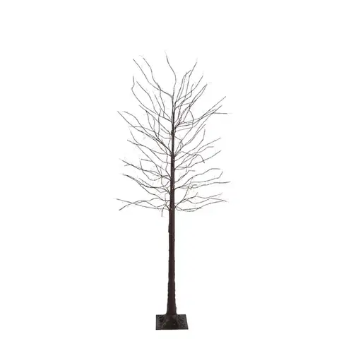 Vánoční stojací lampa hnědý strom 180 cm vč. LED s časovačem IP44 - Ki