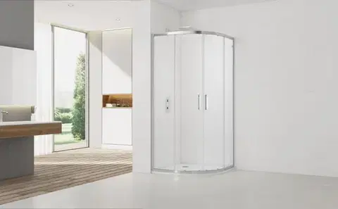 Sprchový kout čtvrtkruh 80x80 cm SAT TEX SATBKTEXS80 SATBKTEXS80