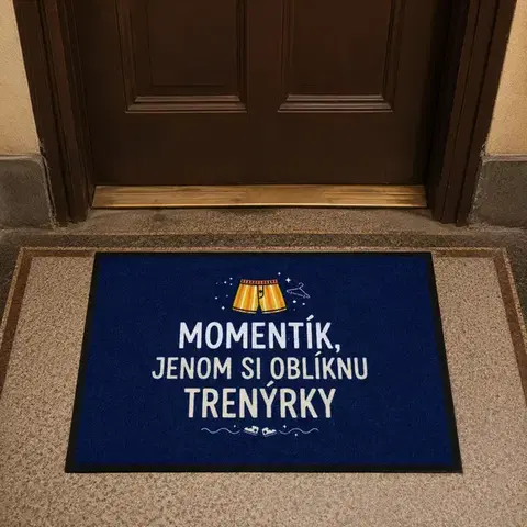 Mercury Flooring, Trenýrková rohožka 40x60 cm - na ven i na doma, 40x60, modrá