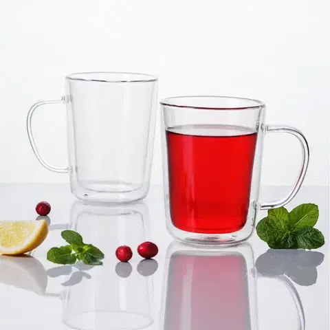 Šálek BASIC Glas Double Wall 300 ml - set 4 ks - 321232