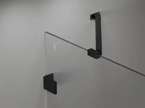 MEXEN UNI konzole úhlová 35 cm 1 ks černá 830-09-70