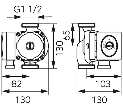 NOVASERVIS Oběhové elektronické čerpadlo Ferro 25-40/130mm 0603W