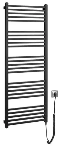 SAPHO METRO-E elektrické otopné těleso rovné 500x1340, 500 W, černá mat ME513B