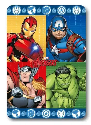 Faro Dětská fleecová deka Polar Avengers 100x140 cm vícebarevná