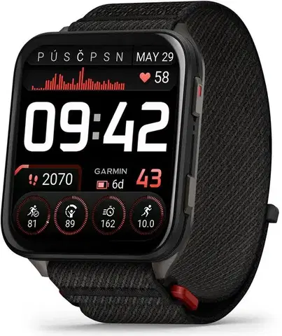 Garmin Venu® X1 Black Slate s nylonovým řemínkem ComfortFit v barvě Black 010-02980-02