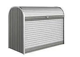 Biohort Roletový box BIOHORT Storemax 190 190 × 97 cm (šedý křemen metalíza)