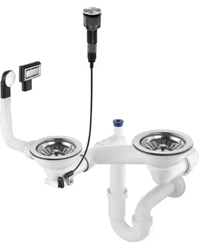 DEANTE Space-Saver ocelový granitový odpadový dřez, 1,5- a 2-miska Space-Saver ZXY_9983
