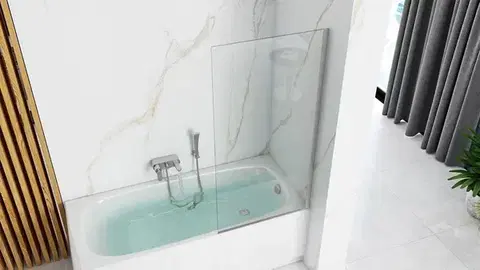 REA Vanová zástěna LAGOS 70 Chrome REA-W5674