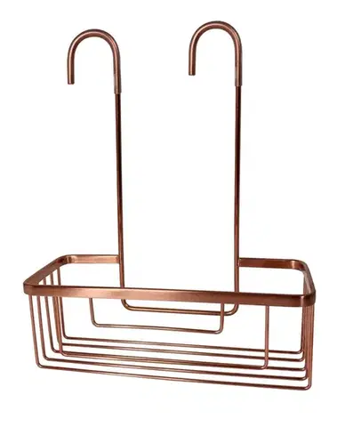 Gedy SMART polička do sprchy závěsná, na baterii, 300x375x120 měď mat 248982