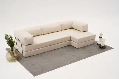 Rohová sedací souprava Comfort - Cream