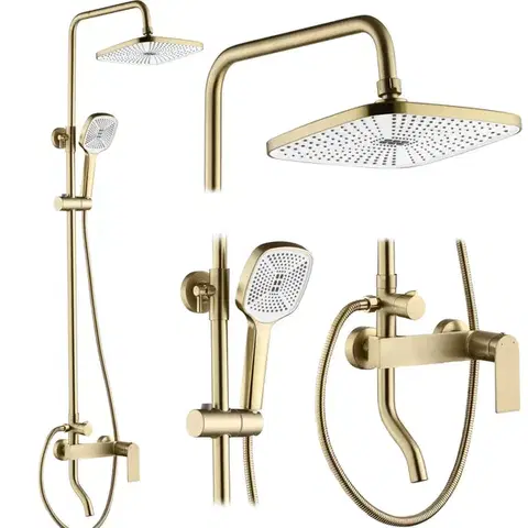 REA Sprchový set STORM GOLD BRUSH REA-P9535