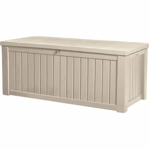 Keter zahradní úložný box Rockwood 570 l, krémová