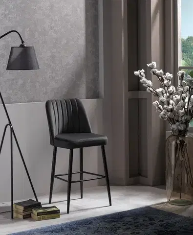 Bar Stool Set (4 Pieces) Vento - Anthracite