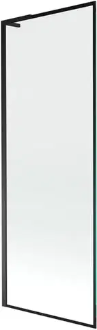 MEXEN/S Next L vanová zástěna FIX 70 x 150, černá vzor, černá 895-070-000-03-70-70