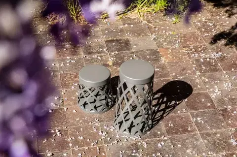 FARO SHADOW LED sloupková lampa, tmavě šedá, 45cm