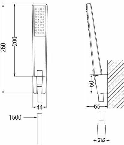 MEXEN/S R-72 sprchová souprava, chrom 785725052-00