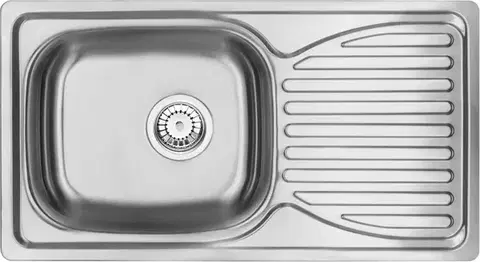 DEANTE Doppio nerez satin Nerezový dřez, 1 bowl s odkapávačem ZEN_0113