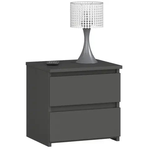 Ak furniture Noční stolek CL2 40 cm grafitově šedý