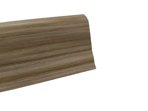 Döllken, Soklová podlahová lišta SLK50 W276 Ořech virginia 2,5 m, 2500x50x25 mm, hnědá