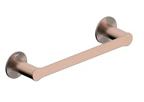 Držák ručníků SAT Cool montáž bez vrtání broušená rose gold SATDCO18BRG SATDCO18BRG