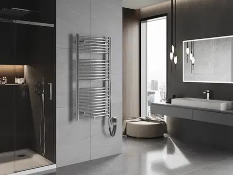 MEXEN/S Ares radiátor + topná tyč 1200 x 600 mm, 600 W, chrom W102-1200-600-2600-01