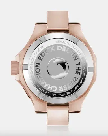 EDOX Delfin Quartz Date 53021-37RNCA-NIR