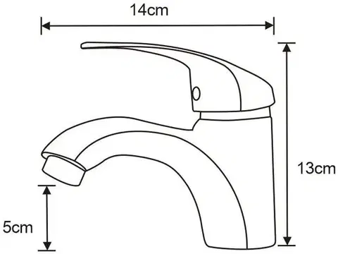 MEXEN Fabia umyvadlová baterie, chrom 746500-00