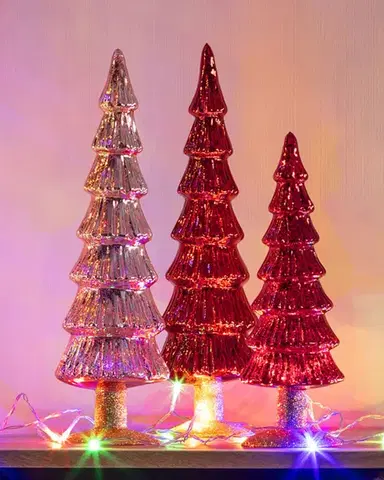 Dekorace Pink Chritmas Tree 36cm