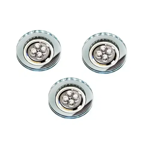 Kulaté skleněné stropní svítidlo 50W + bílá LED 2,1W SS-23
