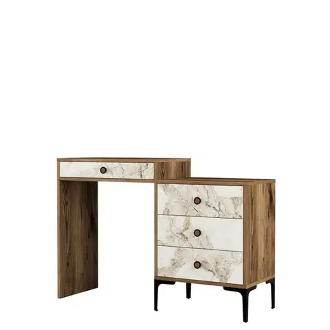 Toaletní stolek Lizbon 552 - Walnut, White