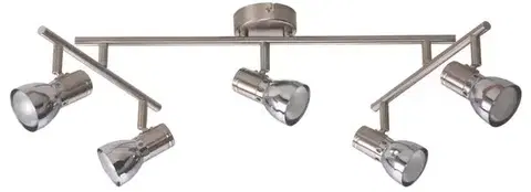 Stropní svítidlo Libra 5X40W E14 R50 matný nikl