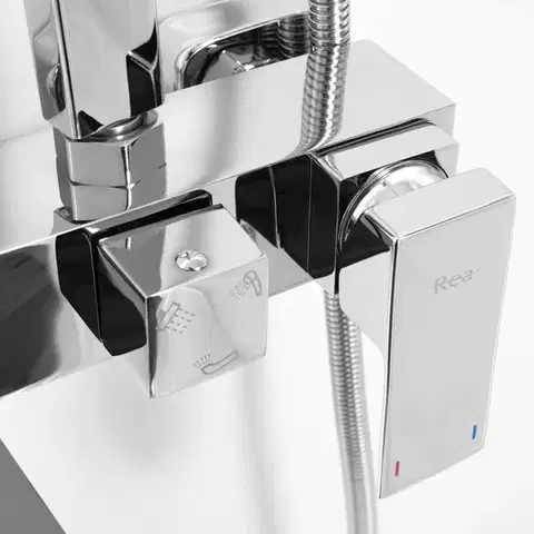 REA Sprchový set s baterií 150mm s otočným výtokem Navaro REA-P0802