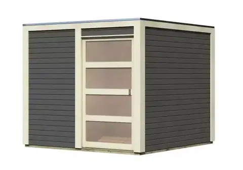 Dřevěný zahradní domek QUBIC 1 Lanitplast