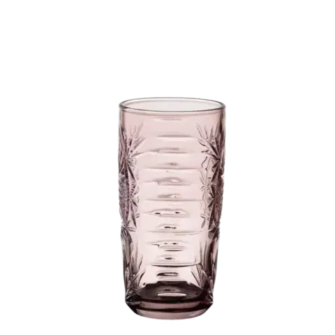 Sklenice Longdrink 370 ml — Marvia Vintage růžová - 323045