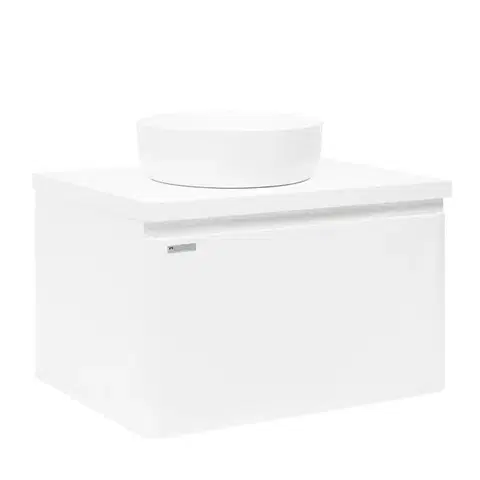 Koupelnová skříňka pod umyvadlo Naturel Ancona 80x46 cm bílá lesk ANCONA280BLD ANCONA280BLD