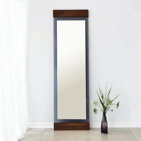 Stojací zrcadlo Murano - Walnut