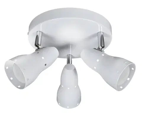 Stropní svítidlo plafond 3x40W E14 bílé