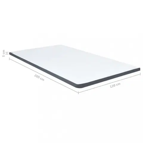 Vrchní matrace na postel boxspring Dekorhome