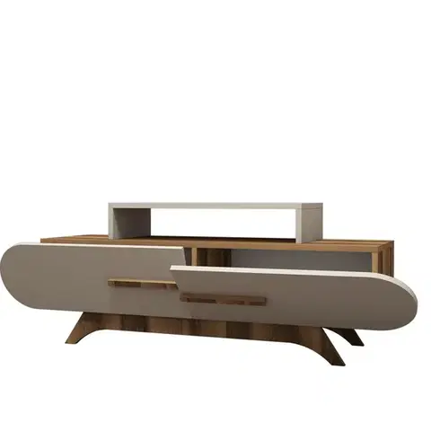 Televizní stolek Rose Walnut Cream