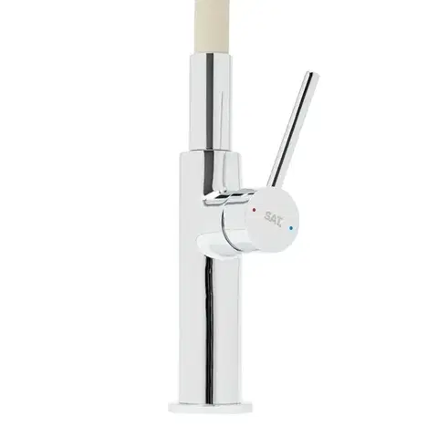 Dřezová baterie SAT se silikonovým ramínkem béžová/chrom SATBSD290BE2F SATBSD290BE2F