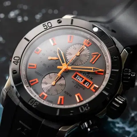 EDOX C01 Chronograph Automatic 01128-37GNNOCAG