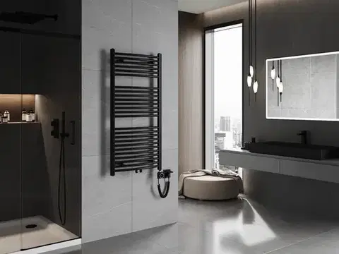 MEXEN/S Ares radiátor + topná tyč 1200 x 600 mm, 600 W, černá W102-1200-600-6600-70