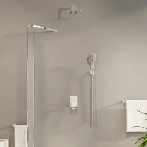 OMNIRES PARMA podomítkový sprchový systém chrom / bílá /CRB/ SYSPM16ACRB