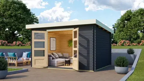 Dřevěný zahradní domek BASTRUP 7 Lanitplast