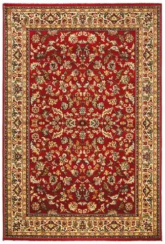 Sintelon, Kusový koberec SOLID 50 CEC, 240x340, červená, obývací pokoj