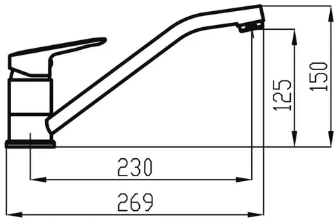 NOVASERVIS Dřezová baterie Metalia 54 FLOW, chrom 54091,0E